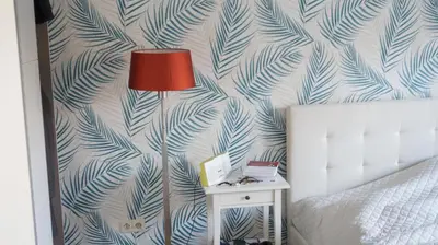 Ein Bett oder Betten in einem Zimmer der Unterkunft 2-Zi Wohnung in Bad Kreuznach