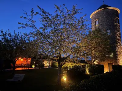 Ein Garten an der Unterkunft EifelturmSuite