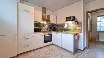 Küche/Küchenzeile in der Unterkunft Mittelrhein-Ferienwohnung Oberwesel