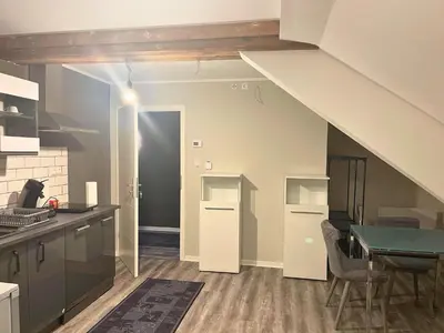 Küche/Küchenzeile in der Unterkunft Romantic apartment in Pellingen
