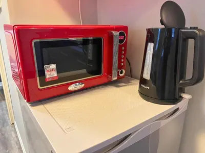 Kaffee-/Teezubehör in der Unterkunft Romantic apartment in Pellingen