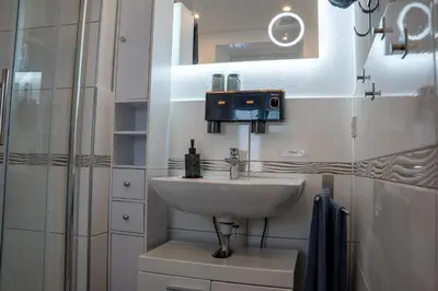 Ein Badezimmer in der Unterkunft Ferienwohnung by Ingrida