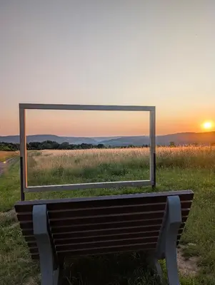 Blick auf den Sonnenuntergang/Sonnenaufgang von des Ferienhauses aus oder aus der Nähe
