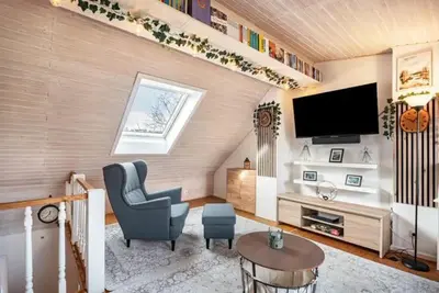 TV/Unterhaltungsangebot in der Unterkunft Ferienhaus Auf dem Knapp