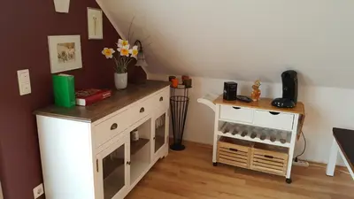Küche/Küchenzeile in der Unterkunft Ferienwohnung Kramer