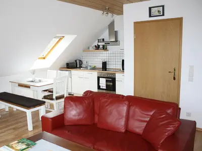 Küche/Küchenzeile in der Unterkunft Ferienwohnung Kramer