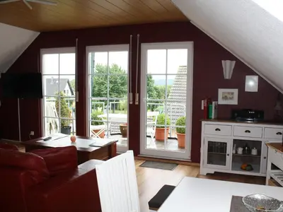 Küche/Küchenzeile in der Unterkunft Ferienwohnung Kramer