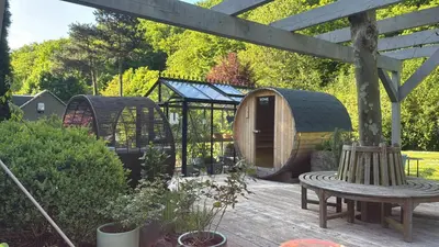 Ein Garten an der Unterkunft Naturerlebnis direkt am Traumpfad