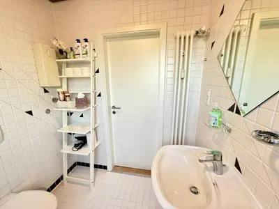 Ein Badezimmer in der Unterkunft Ferienwohnung Stage One Zentrale Lage