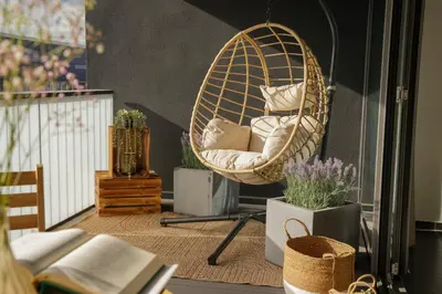 Ein Sitzbereich in der Unterkunft Maisonette Stadtglück Koblenz