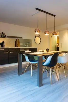 Küche/Küchenzeile in der Unterkunft Ferienwohnung Luna