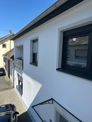 Das Gebäude in dem sich die Ferienwohnung befindet
