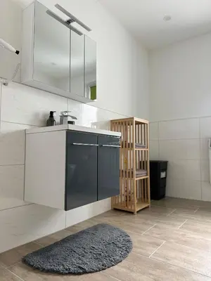 Küche/Küchenzeile in der Unterkunft Apartment in Rittersdorf