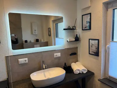 Ein Badezimmer in der Unterkunft Ferienhaus Limousin