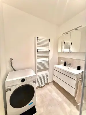 Ein Bett oder Betten in einem Zimmer der Unterkunft Ferienwohnung Stadtflair an der Lahn
