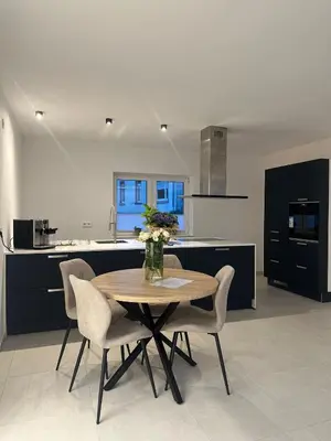Küche/Küchenzeile in der Unterkunft Domi Apartment