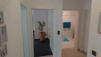 Ein Badezimmer in der Unterkunft Gästehaus Ballmann 2