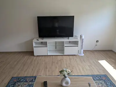 TV/Unterhaltungsangebot in der Unterkunft Spacious and Luminous Apartment in a Bungalow