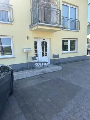 Das Gebäude in dem sich die Ferienwohnung befindet