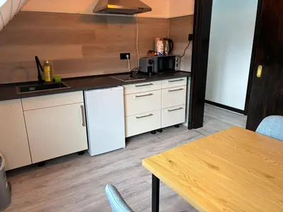 Küche/Küchenzeile in der Unterkunft Schönes Apartment in der Altstadt