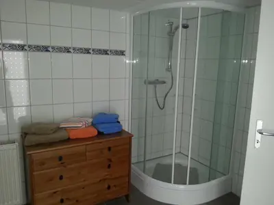 Ein Badezimmer in der Unterkunft Ferienwohnung am Nürburgring