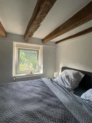 Ein Bett oder Betten in einem Zimmer der Unterkunft Cozy tiny house