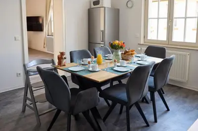 Grundriss der Unterkunft Come Stay Relax Apartment für bis zu 6 Personen - Parkplatz - Voll ausgestattet & gemütlich