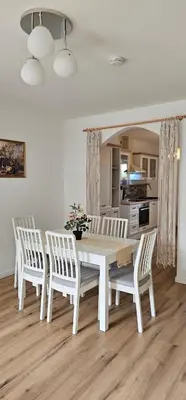 Küche/Küchenzeile in der Unterkunft Ferienwohnung Belle