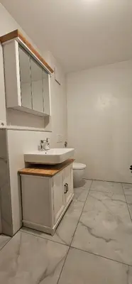 Ein Badezimmer in der Unterkunft Ferienwohnung Belle