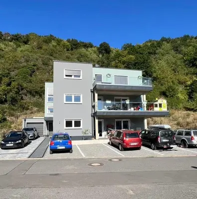 Das Gebäude in dem sich die Ferienwohnung befindet