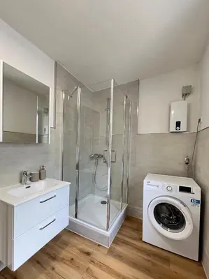 Ein Badezimmer in der Unterkunft Privatzimmer in Apartment Brunnenstraße Braubach
