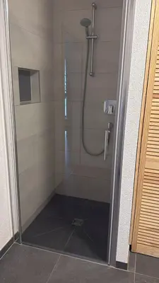 Ein Badezimmer in der Unterkunft Ferienwohnung am Krausbach