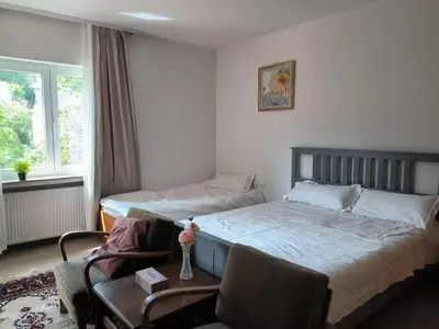 Ein Bett oder Betten in einem Zimmer der Unterkunft WX Home - Willkommen in Ihrer Ferienwohnung in Idar-Oberstein