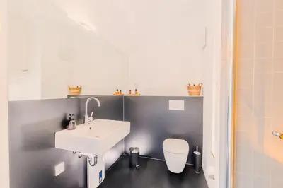 Ein Badezimmer in der Unterkunft SOON APT Nr 4