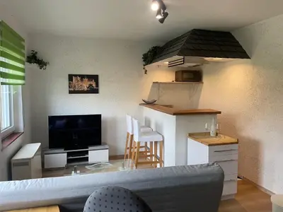 Küche/Küchenzeile in der Unterkunft Haus Ehrenfels