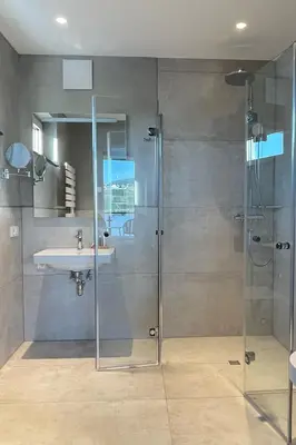 Ein Badezimmer in der Unterkunft WeinQuartier Boujong