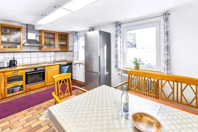 Küche/Küchenzeile in der Unterkunft Ferienhaus Franziska