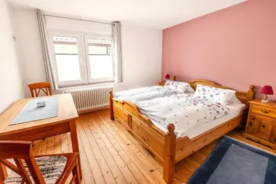 Ein Bett oder Betten in einem Zimmer der Unterkunft Ferienhaus Franziska