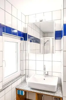 Ein Badezimmer in der Unterkunft Ferienhaus Franziska