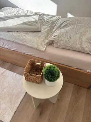 Ein Bett oder Betten in einem Zimmer der Unterkunft Enjoy