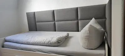 Ein Bett oder Betten in einem Zimmer der Unterkunft Hotel Zur Fähre