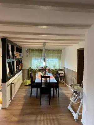 Ein Sitzbereich in der Unterkunft Ferienwohnung I&I