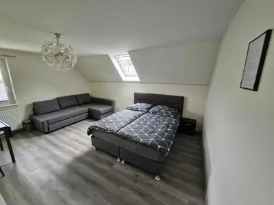 Ein Bett oder Betten in einem Zimmer der Unterkunft Daniels Gästezimmer