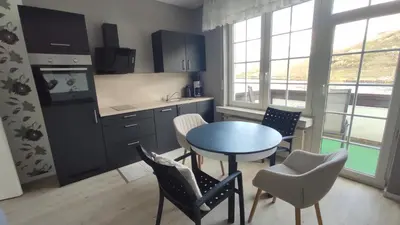 Küche/Küchenzeile in der Unterkunft Ferienhaus Moselpanorama