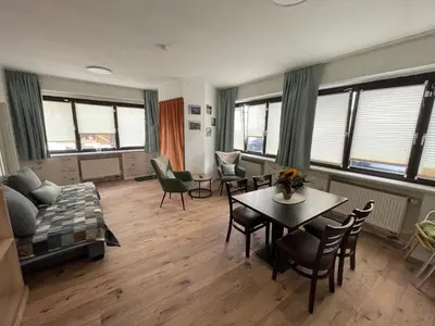Ein Sitzbereich in der Unterkunft Dalyan-Home