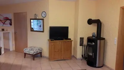 TV/Unterhaltungsangebot in der Unterkunft Ferienwohnung Zinn