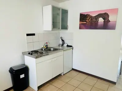 Küche/Küchenzeile in der Unterkunft City Apartment Family & group