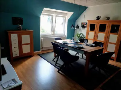 TV/Unterhaltungsangebot in der Unterkunft Ferienwohnung Beim alten Pfarrhaus