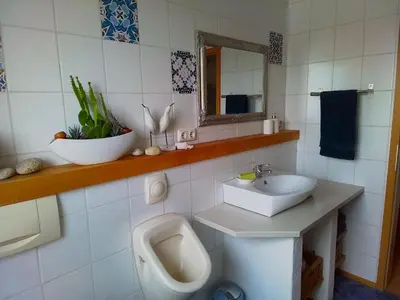 Ein Badezimmer in der Unterkunft Haus Breser