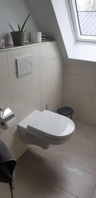 Ein Badezimmer in der Unterkunft Ferienwohnung Eifelglück Hupperath